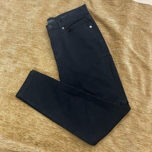 Banana Republic mid rise, skinny, ladies size 28, jet black jeans